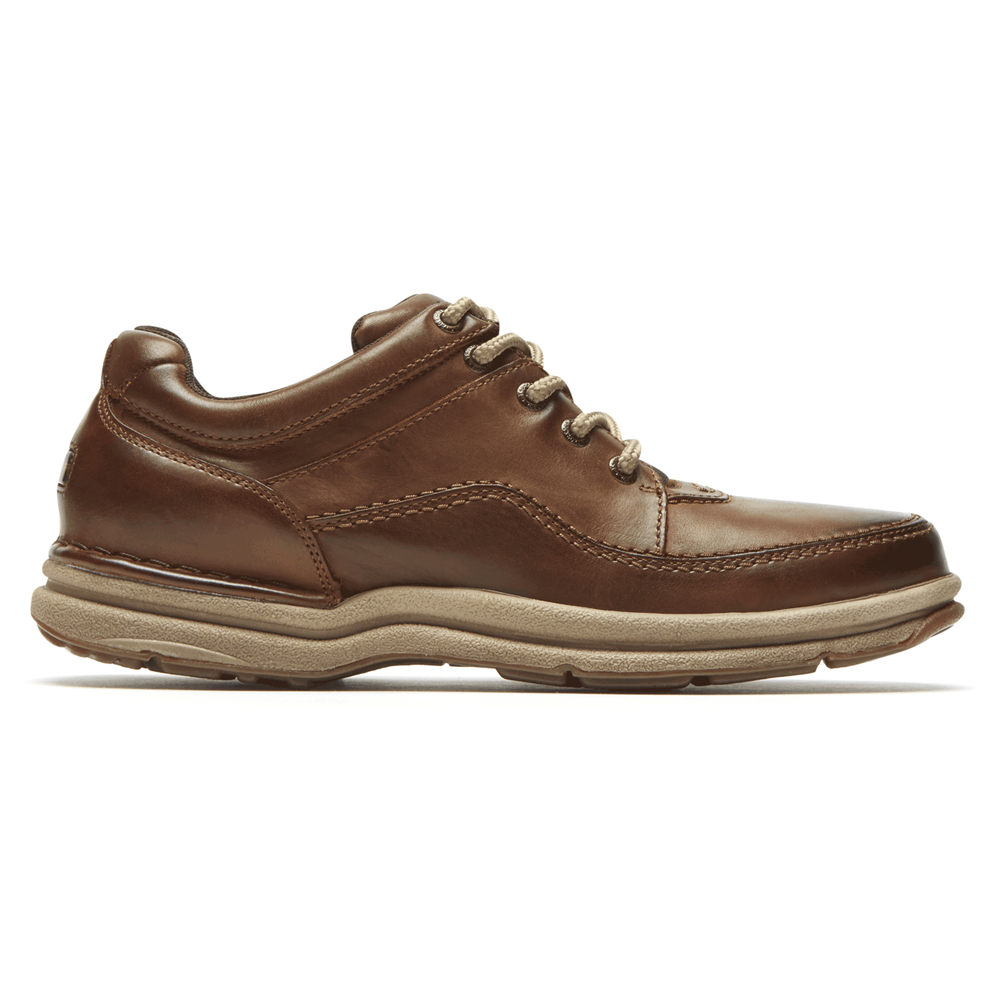 Rockport Sneakers For Mens Brown - World Tour Classic Shoe - ZN6379804